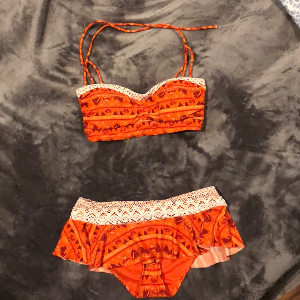 Two piece bathing suit
